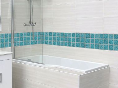 Turquoise Bliss Shiny Ceramic Mosaic - 300 x 300mm