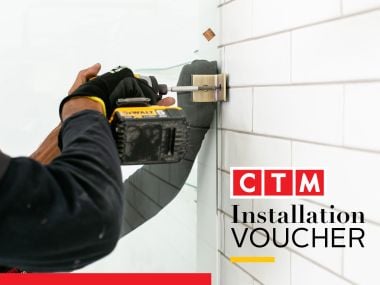 CTM Pivot Shower Door Installation Voucher - R950