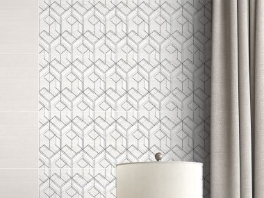 Echo Feature Shiny Ceramic Wall Tile - 800 x 265mm