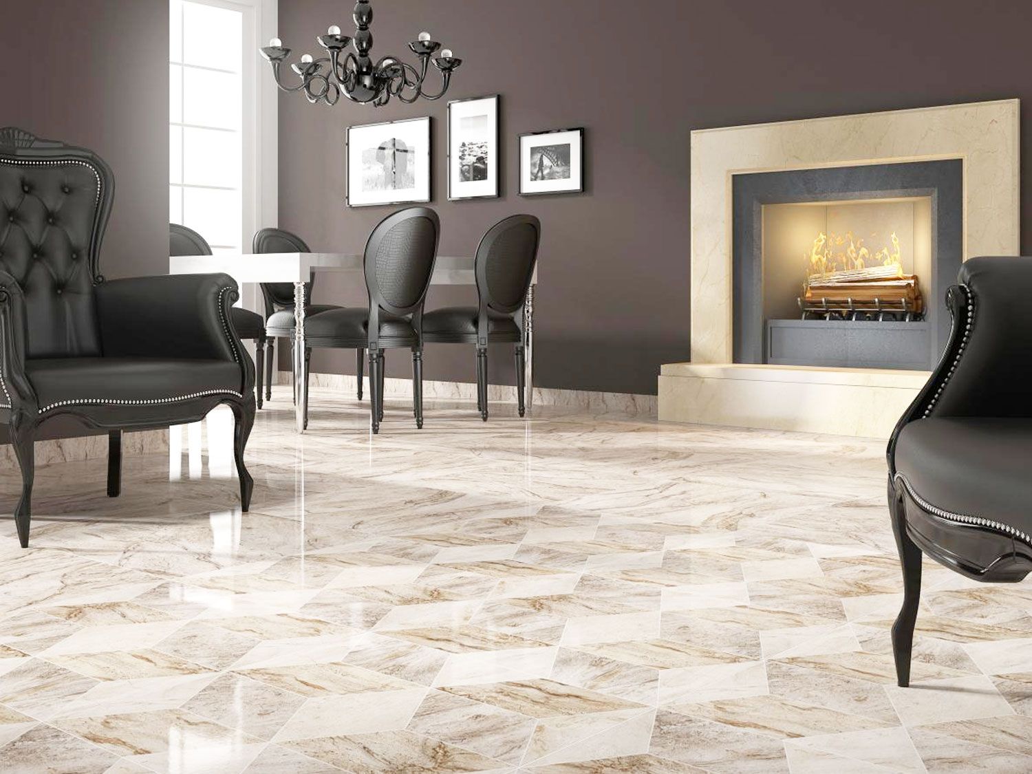 Dana Marfil Ceramic Floor Tile 450 X 450mm