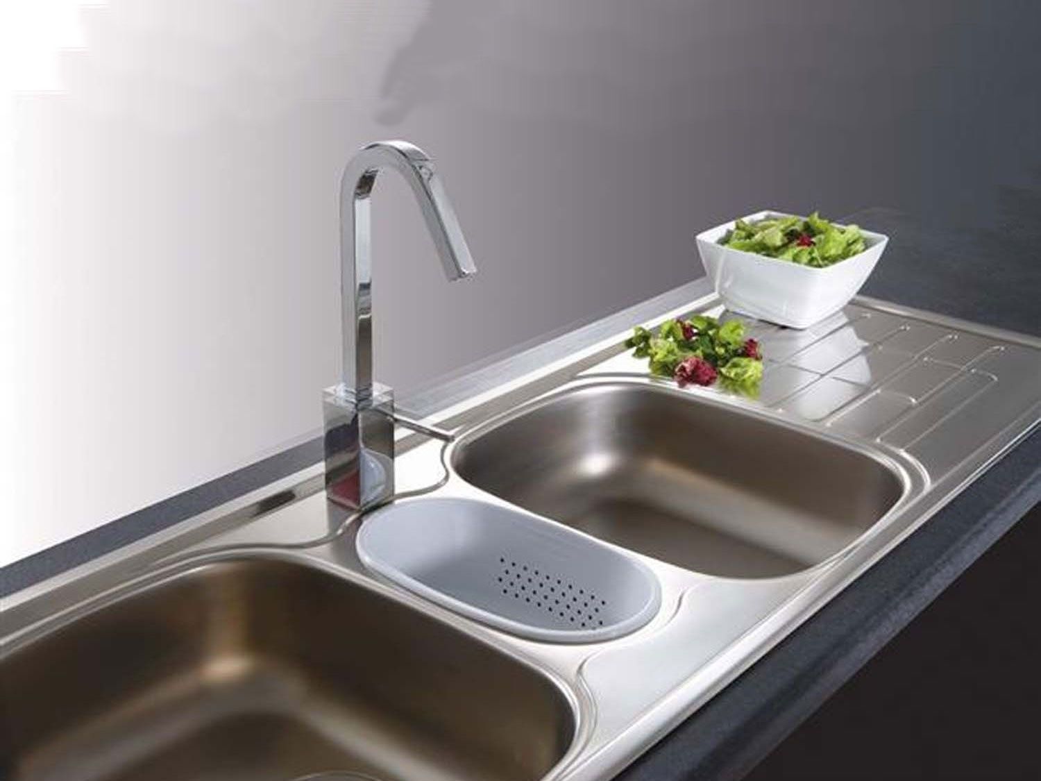 Franke Cascade Sink With 3 Wastes And Plastic Inset Cdx671