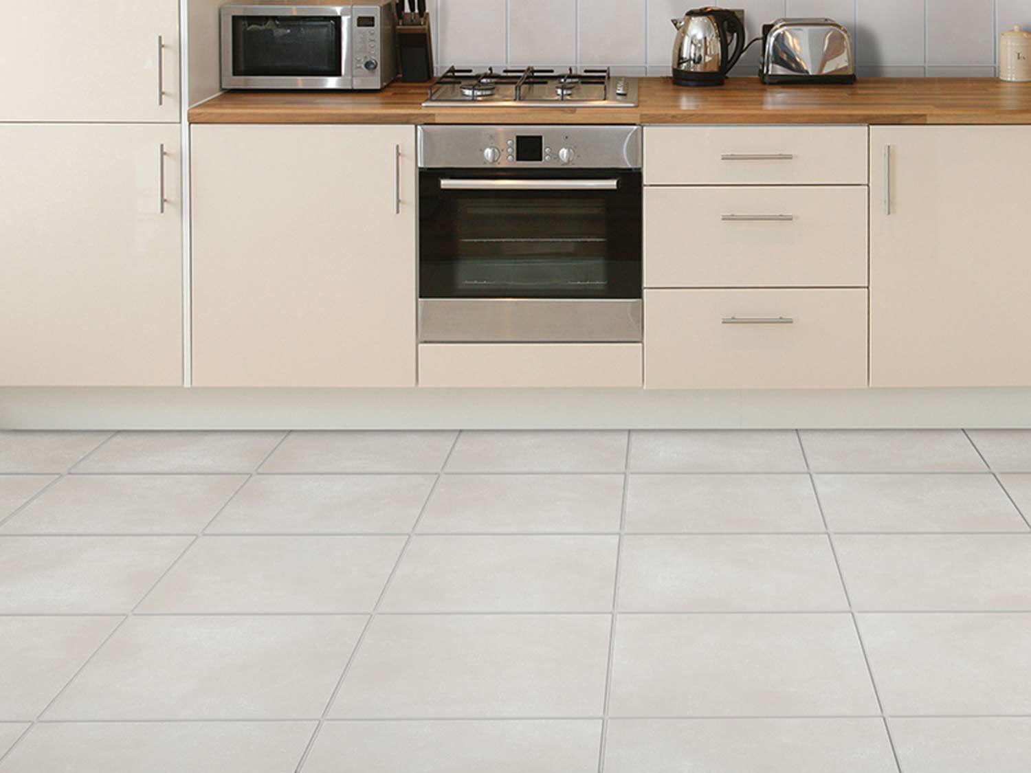 Kyra Ivory Ecotec Matt Ceramic Floor Tile 350 X 350mm
