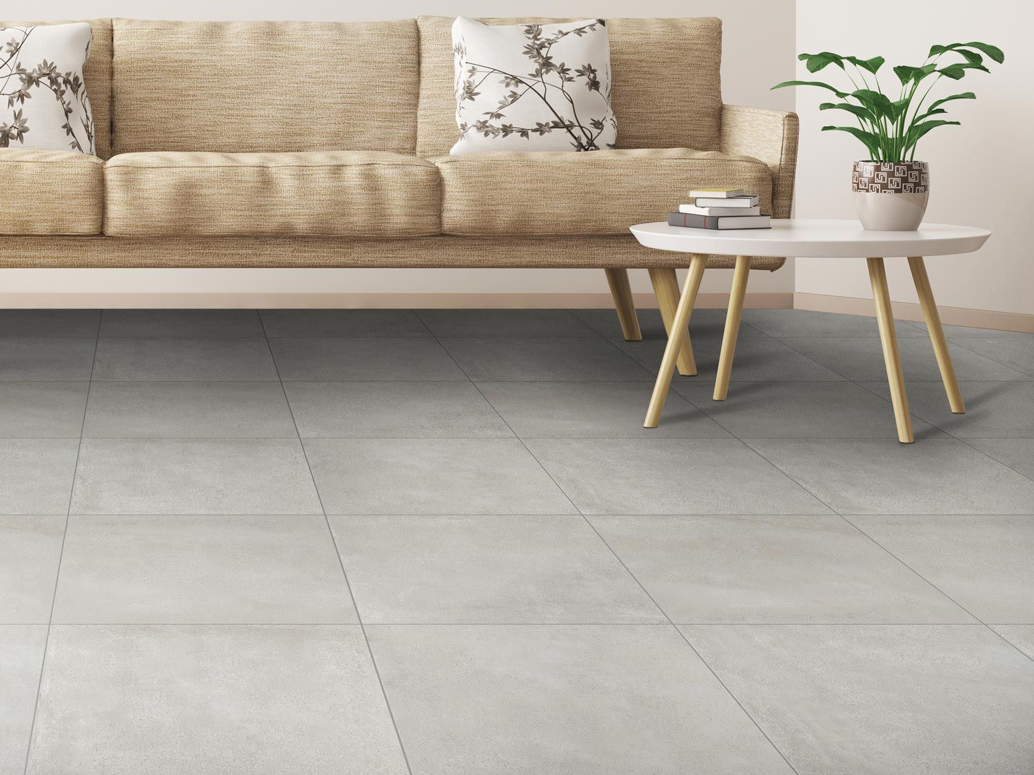 Urbane Grey Matt Ceramic Floor Tile, Ceramic Floor Tiles