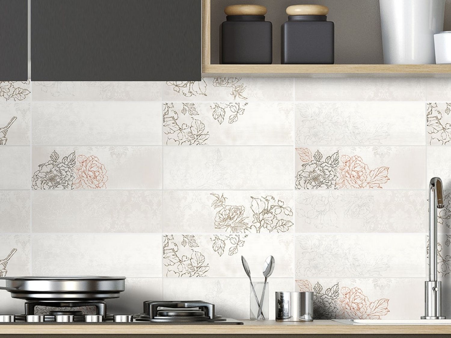 Sylvian Ceramic Feature Wall Tile 300 X 600mm