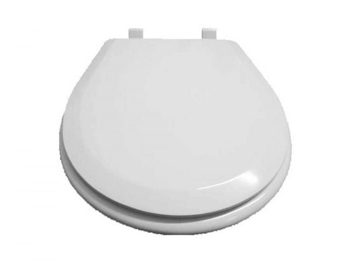 Coral White Top Fit Toilet Seat