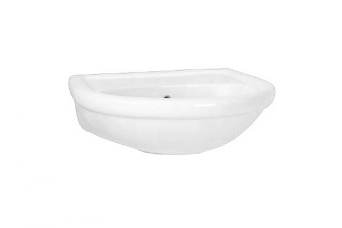 Coral White Wall Mounted Basin - 570 x 465 x 182mm