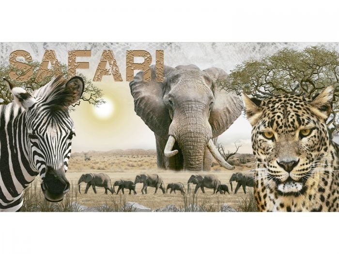 Safari Zebra Wall Spotter - 600 x 300mm