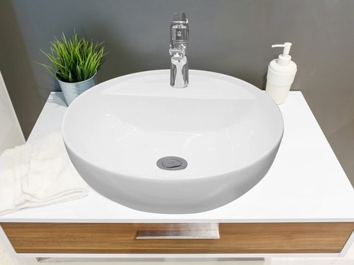Darab White Round Basin - 420 x 420mm