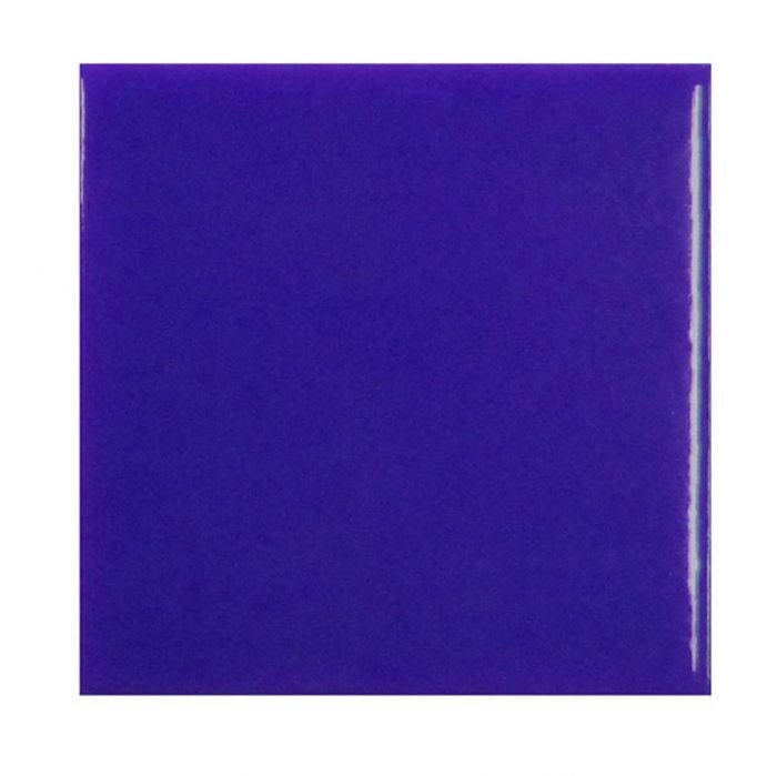 Cobalt Blue Printed Wall Tozzetto - 100 x 100mm