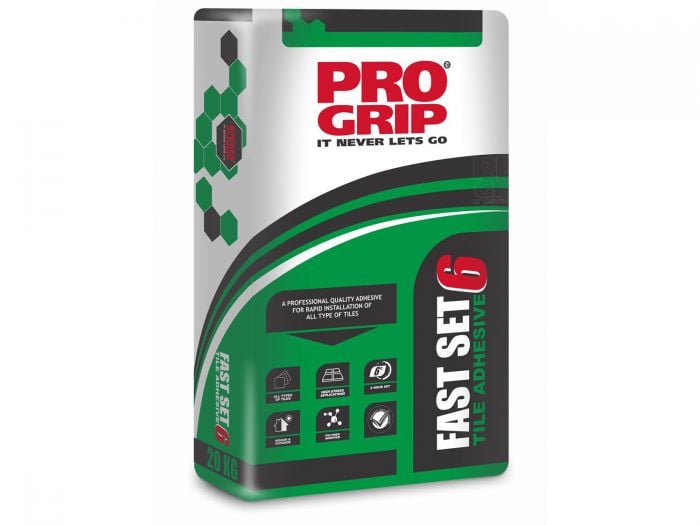 Pro Grip Fast Set Tile Adhesive - 20 Kg