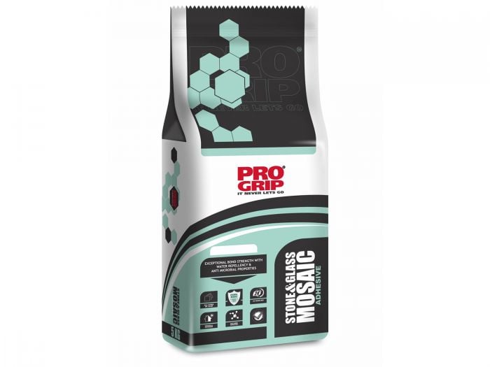 Pro Grip White Mosaic Adhesive & Grout - 5 Kg