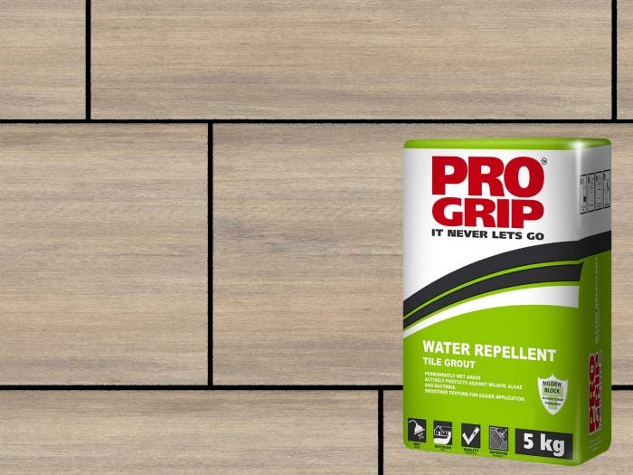 Pro Grip Black Water Repellent Tile Grout - 5 Kg