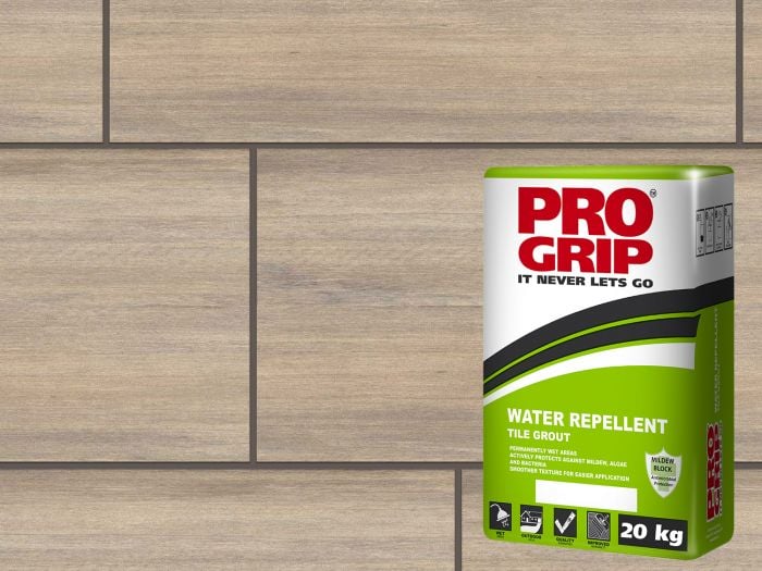 Pro Grip Water Repellent Cloud Grey Grout - 20kg