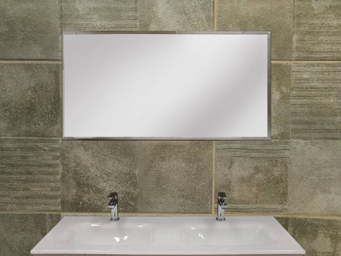 Frameless Rectangular Bathroom Vanity Mirror