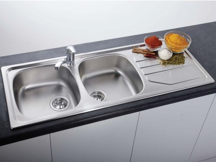 Franke Nouveau Kitchen Sink With Waste Fittings NVN621 - 1160 x 460mm