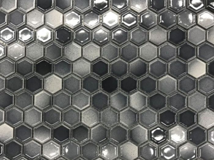 Uptown Mini Hexagonal Blend Porcelain Mosaic - 303 x 273 x 6mm