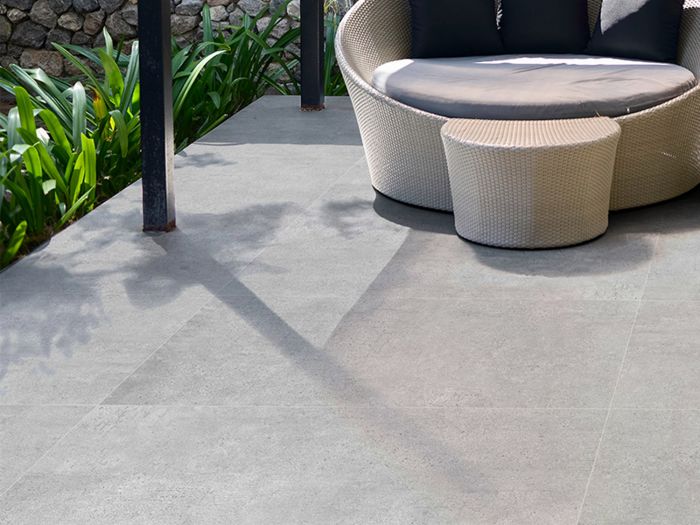 Mastery Light Grey EcoTec Slip Resistant Porcelain Floor Tile - 1200 x 600mm