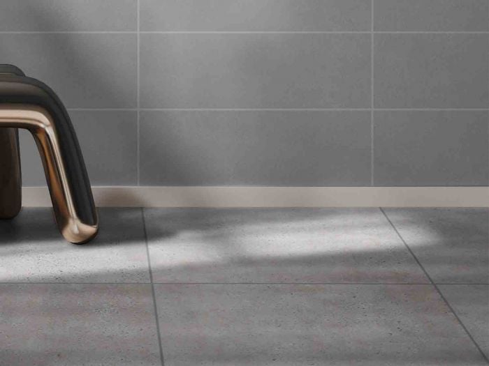 New York City Grey EcoTec Matt Glazed Porcelain Floor Tile - 800 x 800mm