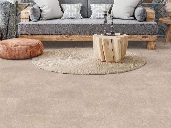 Synergy Sand EcoTec Matt Porcelain Floor Tile - 600 x 600mm
