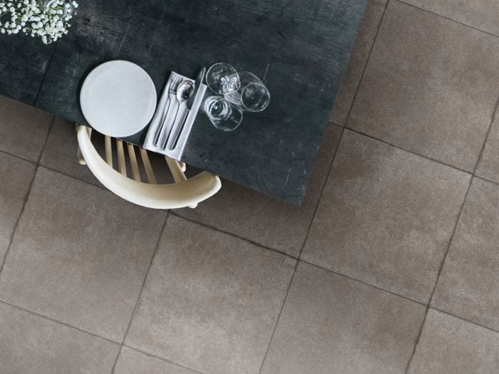 Zest Charcoal EcoTec Slip Resistant Matt Glazed Porcelain Floor Tile - 600 x 600mm