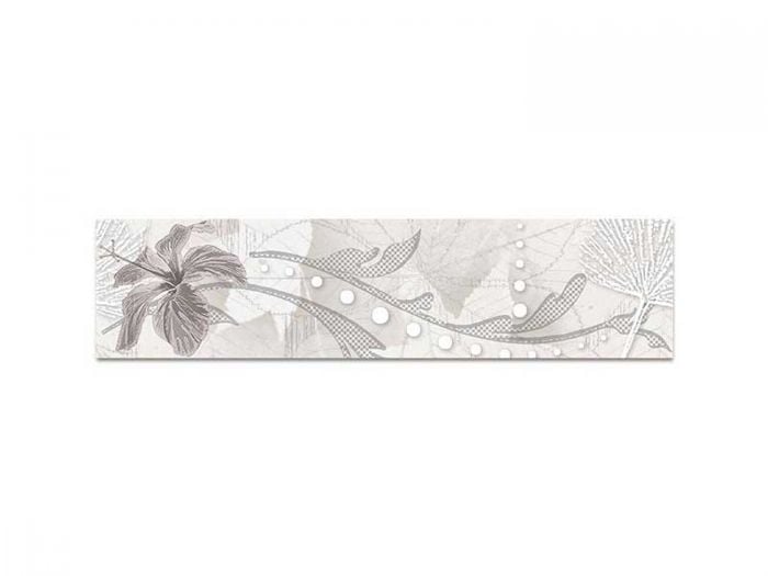 Iris Grey Wall Listello - 250 x 60mm