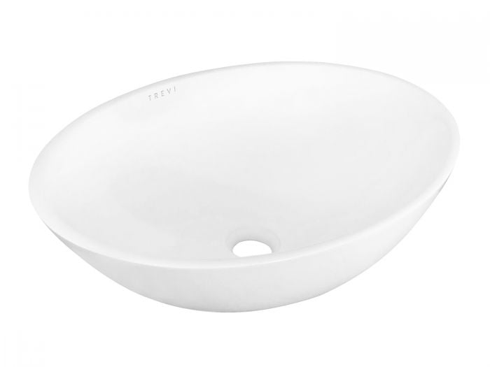 Trevi Saturnia Oval Resin Counter Top Basin - 500 x 360 x 150mm