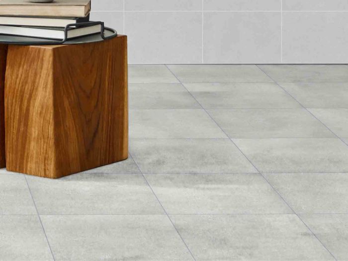 Almira Grey EcoTec Matt Ceramic Floor Tile - 350 x 350mm