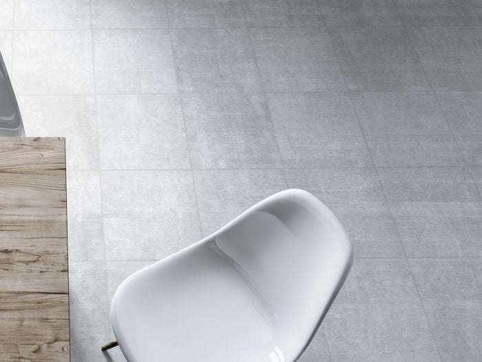 Stage Light Grey Matt Ceramic Floor Tile - 430 x 430mm