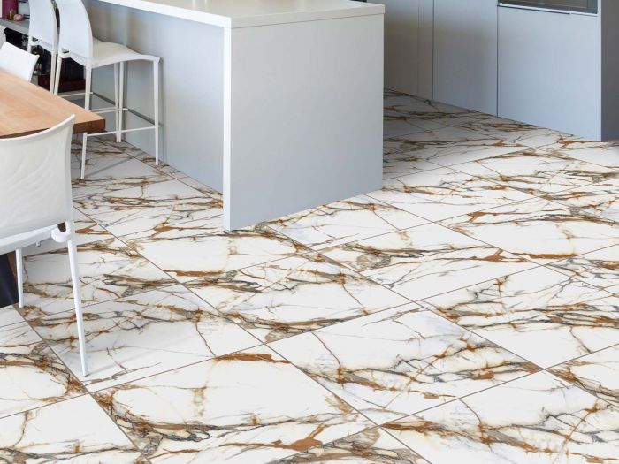 Gabriel Gold EcoTec Rectified Matt Hard Body Ceramic Floor Tile - 600 x 600mm