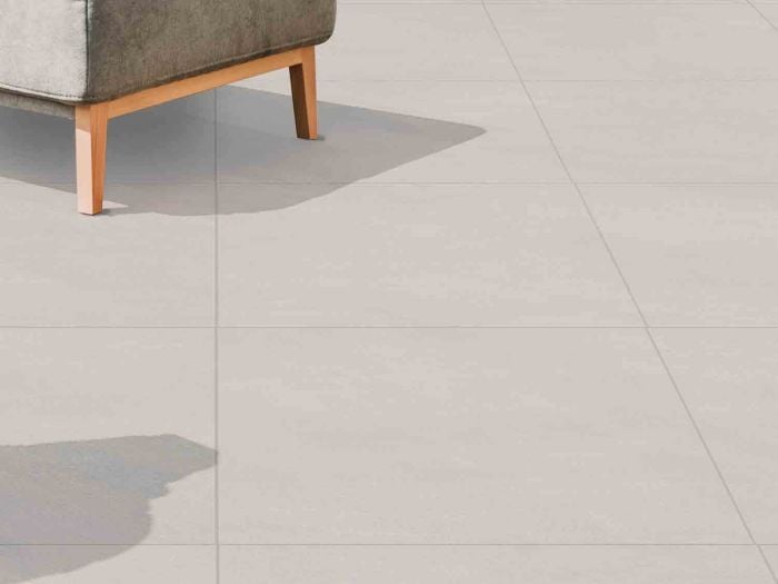 Kerry Grey EcoTec Rectified Slip Resistant Hard Body Ceramic Floor Tile - 600 x 600mm