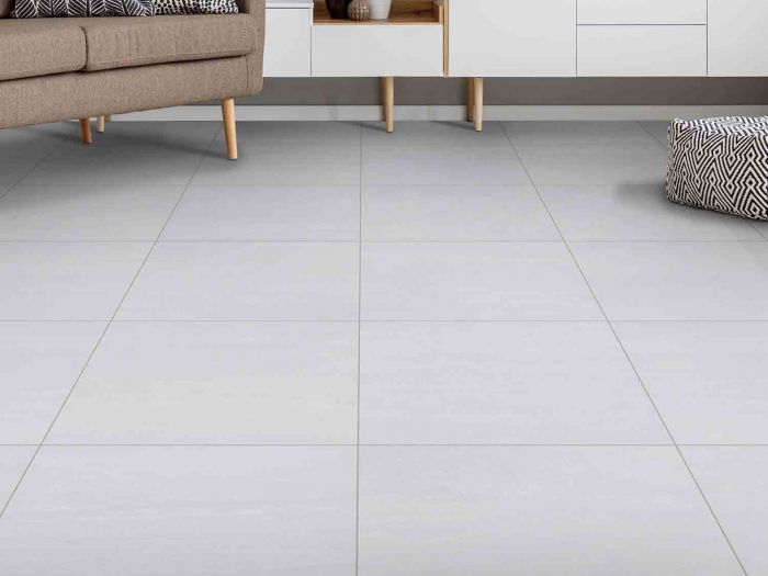Kerry Grey EcoTec Rectified Matt Hard Body Ceramic Floor Tile - 600 x 600mm