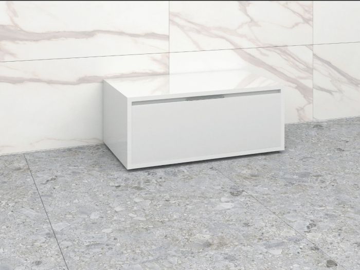 Trevi Aria Glossy White Floor & Wall Cabinet - 600 x 460 x 320mm