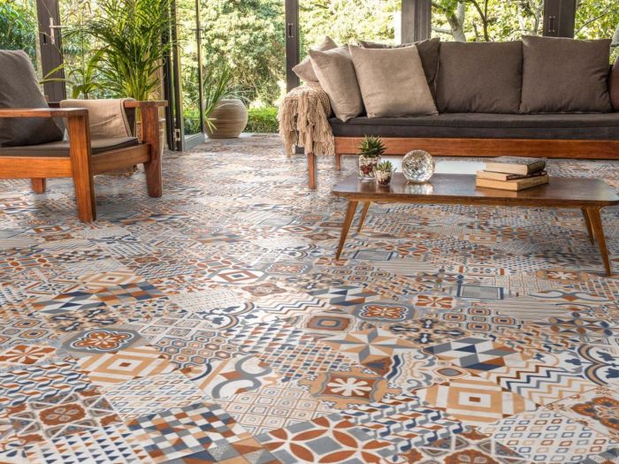 Tuscany Cementine EcoTec Matt Glazed Porcelain Floor Tile - 600 x 600mm