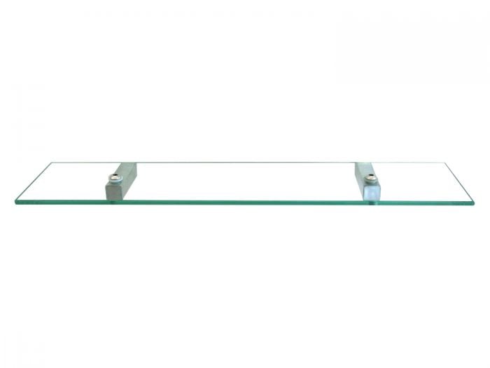 Portofino Lucia Stainless Steel And Glass Shelf - 500mm