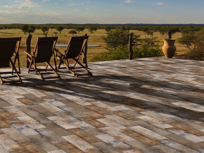 Origins Timberland Blend Brown EcoTec Slip Resistant Matt Porcelain Floor Tile - 710 x 280mm