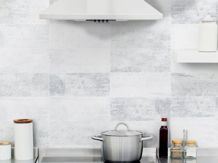 Ravello Grey Shiny Ceramic Wall Tile - 200 x 500mm
