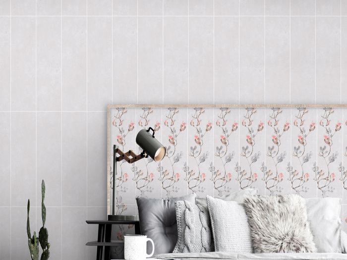 Synthesis Grey Matt Ceramic Wall Tile - 800 x 265mm