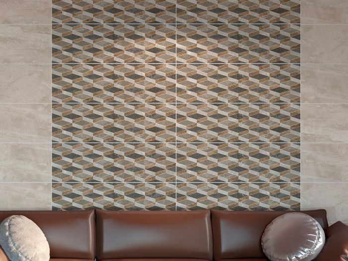 Minerva Shiny Feature Ceramic Wall Tile - 800 x 265mm